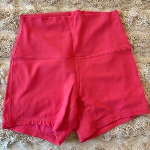 lululemon athletica High-Waisted Pink Shorts